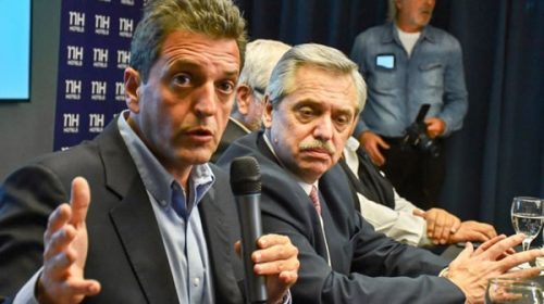 Hiperalineado, Massa pidió por primera vez el voto para CFK