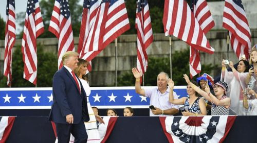 Trump celebró el Día de la Independencia con exhibición militar y muchas críticas