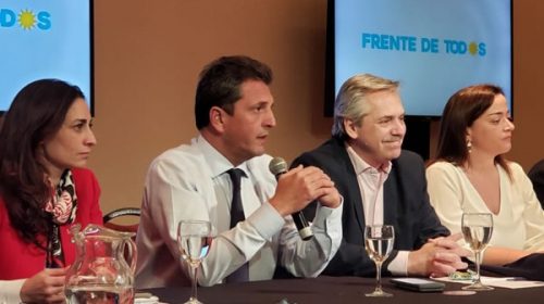 Fernández y Massa recorrerán juntos el país