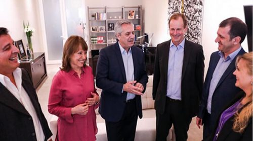 Bordet encabeza hoy una reunión para organizar la visita de Alberto Fernández