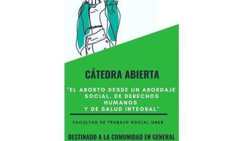 En agosto arranca una cátedra abierta sobre aborto en la UNER