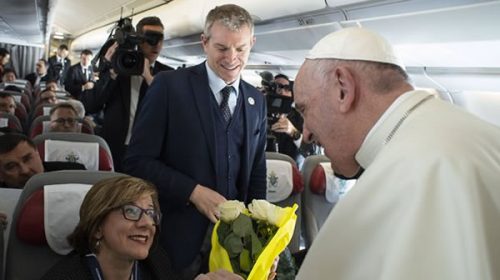 Matteo Bruni e el nuevo vocero del Papa