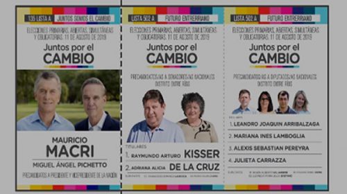 Kisser instruye a cortar la boleta en la interna entrerriana de Juntos por el Cambio