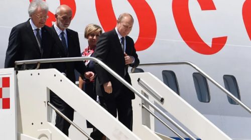 Vladimir Putin comienza visita a Roma