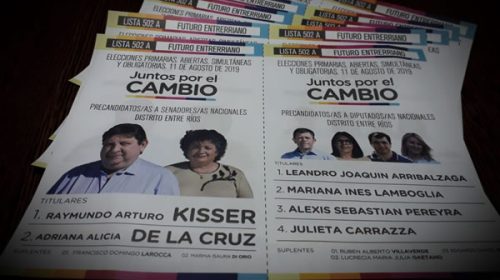 “La disputa fue desigual”, lamentaron desde la Lista Futuro Entrerriano