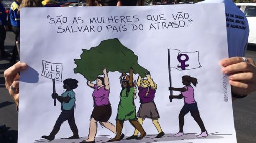 Lula respaldó la marcha de las mujeres en Brasilia