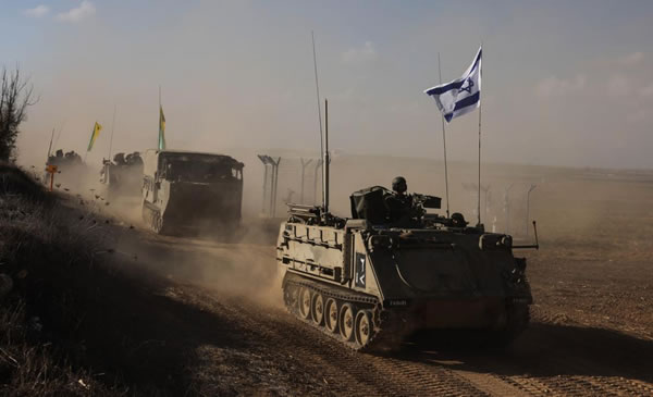 Tanques israelíes penetraron en el norte de la Franja de Gaza